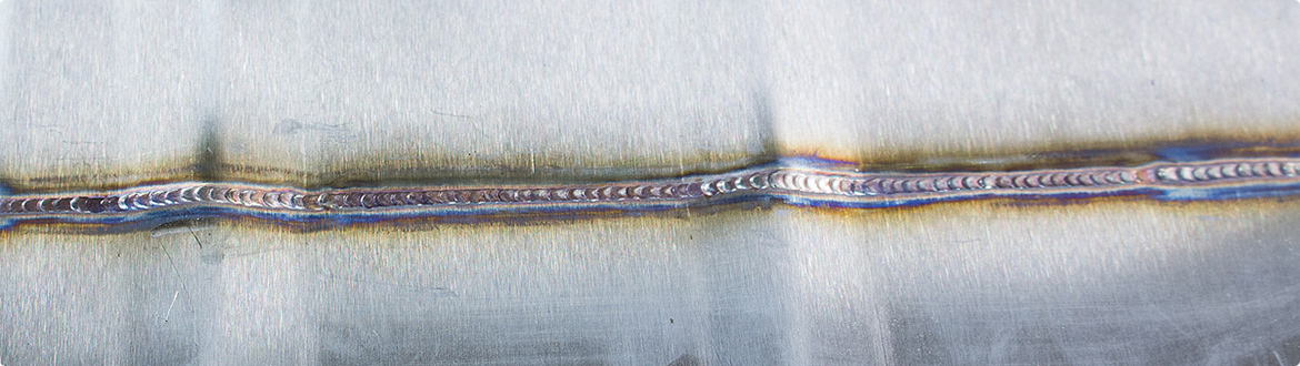Before-Restore your stainless steel with Tig-Stig